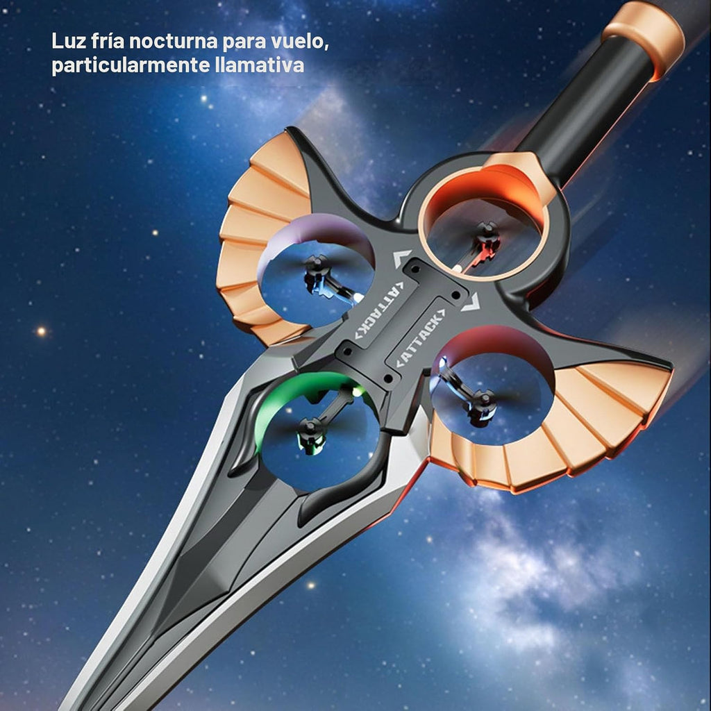 DRON ESPADA VOLADORA CON SENSOR Y CONTROL