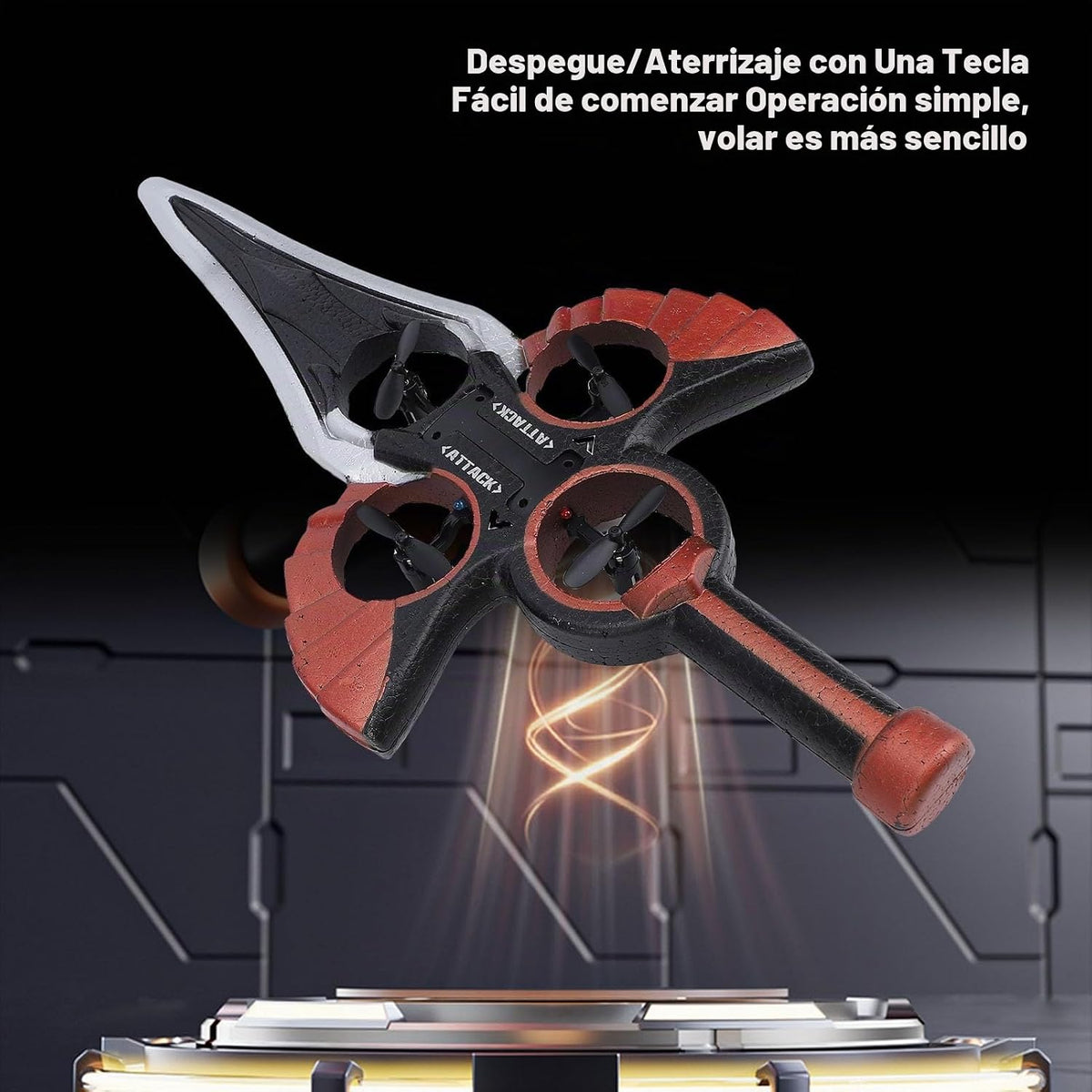 DRON ESPADA VOLADORA CON SENSOR Y CONTROL